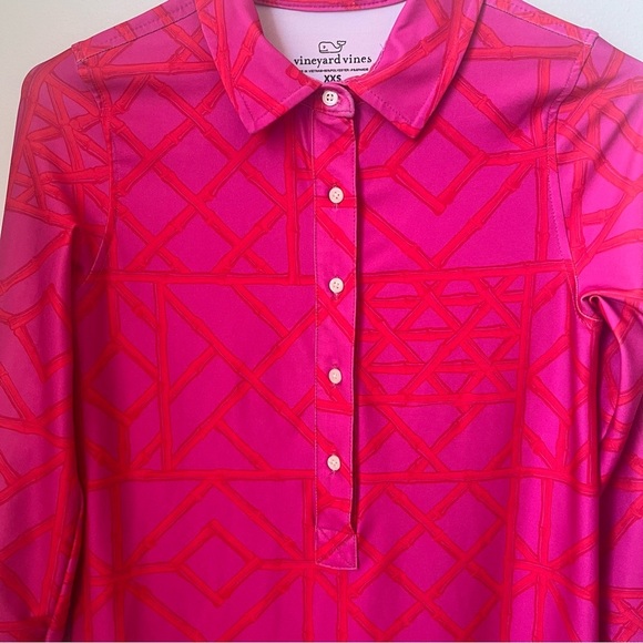 Vineyard Vines Beach Summer Dress Red And Pink XXS - Picture 3 of 8